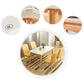Rubberwood Modern Solid Wood Dining Table 4 Legs Base Table in Wood Color Clearhalo ' dining_table' 'Dining Tables & Seating' 'Dining Tables' 'Furniture' 'furniture_dining_table' 'Kitchen & Dining Furniture' 'kitchen&dining_furn' 'kitchen' 'kitchen_dining_table' 3577645