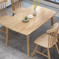 Oak Table Dining Table Contemporary Dinner Room Kitchen Table with 4-foot Clearhalo ' dining_table' 'Dining Tables & Seating' 'Dining Tables' 'Furniture' 'furniture_dining_table' 'Kitchen & Dining Furniture' 'kitchen&dining_furn' 'kitchen' 'kitchen_dining_table' 3577690