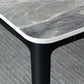 Modern Style Sintered Stone Dining Table Gray Rectangle Table with 4 Legs Clearhalo ' dining_table' 'Dining Tables & Seating' 'Dining Tables' 'Furniture' 'furniture_dining_table' 'Kitchen & Dining Furniture' 'kitchen&dining_furn' 'kitchen' 'kitchen_dining_table' 3577730