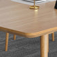 Modern Rectangle Pine Solid Wood Table 4 Legs Home Kitchen Dinner Furniture Clearhalo ' dining_table' 'Dining Tables & Seating' 'Dining Tables' 'Furniture' 'furniture_dining_table' 'Kitchen & Dining Furniture' 'kitchen&dining_furn' 'kitchen' 'kitchen_dining_table' 3577799