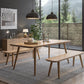 Modern Rectangle Pine Solid Wood Table 4 Legs Home Kitchen Dinner Furniture Clearhalo ' dining_table' 'Dining Tables & Seating' 'Dining Tables' 'Furniture' 'furniture_dining_table' 'Kitchen & Dining Furniture' 'kitchen&dining_furn' 'kitchen' 'kitchen_dining_table' 3577804