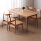 Solid Wood Modern Dining Table Brown Rectangle Table with 4 Legs for Home Use Clearhalo ' dining_table' 'Dining Tables & Seating' 'Dining Tables' 'Furniture' 'furniture_dining_table' 'Kitchen & Dining Furniture' 'kitchen&dining_furn' 'kitchen' 'kitchen_dining_table' 3577816