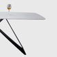 Metal Contemporary Rectangle Dining Table Sintered Stone Table for Dining Room and Kitchen Clearhalo ' dining_table' 'Dining Tables & Seating' 'Dining Tables' 'Furniture' 'furniture_dining_table' 'Kitchen & Dining Furniture' 'kitchen&dining_furn' 'kitchen' 'kitchen_dining_table' 3577824