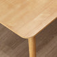 Dining Room Simple Solid Wood Rectangular Dining Table with 4 Legs Base Clearhalo ' dining_table' 'Dining Tables & Seating' 'Dining Tables' 'Furniture' 'furniture_dining_table' 'Kitchen & Dining Furniture' 'kitchen&dining_furn' 'kitchen' 'kitchen_dining_table' 3577834