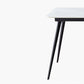 Sintered Stone Modern Style Dining Table Rectangle Table with 4 Legs for Home Clearhalo ' dining_table' 'Dining Tables & Seating' 'Dining Tables' 'Furniture' 'furniture_dining_table' 'Kitchen & Dining Furniture' 'kitchen&dining_furn' 'kitchen' 'kitchen_dining_table' 3577855