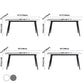 Sintered Stone Modern Style Dining Table Rectangle Table with 4 Legs for Home Clearhalo ' dining_table' 'Dining Tables & Seating' 'Dining Tables' 'Furniture' 'furniture_dining_table' 'Kitchen & Dining Furniture' 'kitchen&dining_furn' 'kitchen' 'kitchen_dining_table' 3577857