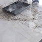 Metal Modern Rectangle Dining Table Sintered Stone Table for Dining Room Clearhalo ' dining_table' 'Dining Tables & Seating' 'Dining Tables' 'Furniture' 'furniture_dining_table' 'Kitchen & Dining Furniture' 'kitchen&dining_furn' 'kitchen' 'kitchen_dining_table' 3577873