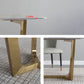 Metal Modern Rectangle Dining Table Sintered Stone Table for Dining Room Clearhalo ' dining_table' 'Dining Tables & Seating' 'Dining Tables' 'Furniture' 'furniture_dining_table' 'Kitchen & Dining Furniture' 'kitchen&dining_furn' 'kitchen' 'kitchen_dining_table' 3577876