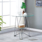 Round Tripod Dining Site Table Metal Dinette Table with Tempered Glass Clearhalo ' dining_table' 'Dining Tables & Seating' 'Dining Tables' 'Furniture' 'furniture_dining_table' 'Kitchen & Dining Furniture' 'kitchen&dining_furn' 'kitchen' 'kitchen_dining_table' 3577885