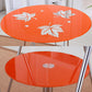 Round Tripod Dining Site Table Metal Dinette Table with Tempered Glass Clearhalo ' dining_table' 'Dining Tables & Seating' 'Dining Tables' 'Furniture' 'furniture_dining_table' 'Kitchen & Dining Furniture' 'kitchen&dining_furn' 'kitchen' 'kitchen_dining_table' 3577890