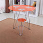 Round Tripod Dining Site Table Metal Dinette Table with Tempered Glass Clearhalo ' dining_table' 'Dining Tables & Seating' 'Dining Tables' 'Furniture' 'furniture_dining_table' 'Kitchen & Dining Furniture' 'kitchen&dining_furn' 'kitchen' 'kitchen_dining_table' 3577891