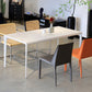 Contemporary Dining Table Sintered Stone Rectangular Table with Metallic Four-leg Clearhalo ' dining_table' 'Dining Tables & Seating' 'Dining Tables' 'Furniture' 'furniture_dining_table' 'Kitchen & Dining Furniture' 'kitchen&dining_furn' 'kitchen' 'kitchen_dining_table' 3577915