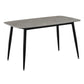 Contemporary Rectangle Dining Table Sintered Stone Dining Table with 4 Metal Legs for Dining Room Clearhalo ' dining_table' 'Dining Tables & Seating' 'Dining Tables' 'Furniture' 'furniture_dining_table' 'Kitchen & Dining Furniture' 'kitchen&dining_furn' 'kitchen' 'kitchen_dining_table' 3577948