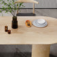 Contemporary Dining Table Ash Solid Wood Table with 3 Legs for Dining Room Clearhalo ' dining_table' 'Dining Tables & Seating' 'Dining Tables' 'Furniture' 'furniture_dining_table' 'Kitchen & Dining Furniture' 'kitchen&dining_furn' 'kitchen' 'kitchen_dining_table' 3577997