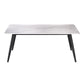 Contemporary Rectangle Shape Sintered Stone Dining Table Kitchen Dining Table with 4 Legs Base Clearhalo ' dining_table' 'Dining Tables & Seating' 'Dining Tables' 'Furniture' 'furniture_dining_table' 'Kitchen & Dining Furniture' 'kitchen&dining_furn' 'kitchen' 'kitchen_dining_table' 3578055