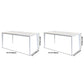 Metal Contemporary Rectangle Dining Table White Sintered Stone Table for Dining Room Clearhalo ' dining_table' 'Dining Tables & Seating' 'Dining Tables' 'Furniture' 'furniture_dining_table' 'Kitchen & Dining Furniture' 'kitchen&dining_furn' 'kitchen' 'kitchen_dining_table' 3578070