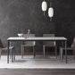 Modern Style Sintered Stone Dining Table White Rectangle Table with 4 Legs for Kitchen Clearhalo ' dining_table' 'Dining Tables & Seating' 'Dining Tables' 'Furniture' 'furniture_dining_table' 'Kitchen & Dining Furniture' 'kitchen&dining_furn' 'kitchen' 'kitchen_dining_table' 3578085