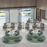 Contemporary Round Dining Table Sintered Stone Dining Table with Tulip Base Clearhalo ' dining_table' 'Dining Tables & Seating' 'Dining Tables' 'Furniture' 'furniture_dining_table' 'Kitchen & Dining Furniture' 'kitchen&dining_furn' 'kitchen' 'kitchen_dining_table' 3578109