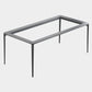 Metal Modern Rectangle Table Sintered Stone Table for Dining Room and Kitchen Clearhalo ' dining_table' 'Dining Tables & Seating' 'Dining Tables' 'Furniture' 'furniture_dining_table' 'Kitchen & Dining Furniture' 'kitchen&dining_furn' 'kitchen' 'kitchen_dining_table' 3578117