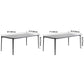 Metal Modern Rectangle Table Sintered Stone Table for Dining Room and Kitchen Clearhalo ' dining_table' 'Dining Tables & Seating' 'Dining Tables' 'Furniture' 'furniture_dining_table' 'Kitchen & Dining Furniture' 'kitchen&dining_furn' 'kitchen' 'kitchen_dining_table' 3578119