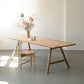 Contemporary Rectangle Dining Table Pine Solid Wood Table with Double Pedestal Clearhalo ' dining_table' 'Dining Tables & Seating' 'Dining Tables' 'Furniture' 'furniture_dining_table' 'Kitchen & Dining Furniture' 'kitchen&dining_furn' 'kitchen' 'kitchen_dining_table' 3578121