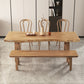 Rectangle Wood Color Dining Table Solid Wood Table Modern Style with 4 Legs Clearhalo ' dining_table' 'Dining Tables & Seating' 'Dining Tables' 'Furniture' 'furniture_dining_table' 'Kitchen & Dining Furniture' 'kitchen&dining_furn' 'kitchen' 'kitchen_dining_table' 3578139