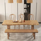 Rectangle Wood Color Dining Table Solid Wood Table Modern Style with 4 Legs Clearhalo ' dining_table' 'Dining Tables & Seating' 'Dining Tables' 'Furniture' 'furniture_dining_table' 'Kitchen & Dining Furniture' 'kitchen&dining_furn' 'kitchen' 'kitchen_dining_table' 3578148