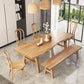 Rectangle Wood Color Dining Table Solid Wood Table Modern Style with 4 Legs Clearhalo ' dining_table' 'Dining Tables & Seating' 'Dining Tables' 'Furniture' 'furniture_dining_table' 'Kitchen & Dining Furniture' 'kitchen&dining_furn' 'kitchen' 'kitchen_dining_table' 3578151