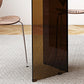 Contemporary Dining Table Tempered Glass Dining Table with Double Pedestal for Dining Clearhalo ' dining_table' 'Dining Tables & Seating' 'Dining Tables' 'Furniture' 'furniture_dining_table' 'Kitchen & Dining Furniture' 'kitchen&dining_furn' 'kitchen' 'kitchen_dining_table' 3578157