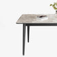 Sintered Stone Two-Color Dining Table Simplicity 4 Legs Table for Dining Room Clearhalo ' dining_table' 'Dining Tables & Seating' 'Dining Tables' 'Furniture' 'furniture_dining_table' 'Kitchen & Dining Furniture' 'kitchen&dining_furn' 'kitchen' 'kitchen_dining_table' 3578186