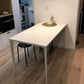 Rectangle Sintered Stone White Dining Table Simplicity 4 Legs Table for Dining Room Clearhalo ' dining_table' 'Dining Tables & Seating' 'Dining Tables' 'Furniture' 'furniture_dining_table' 'Kitchen & Dining Furniture' 'kitchen&dining_furn' 'kitchen' 'kitchen_dining_table' 3578192