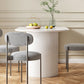 Metal Contemporary Free Form Dining Table White Sintered Stone Table for Dining Room and Kitchen Clearhalo ' dining_table' 'Dining Tables & Seating' 'Dining Tables' 'Furniture' 'furniture_dining_table' 'Kitchen & Dining Furniture' 'kitchen&dining_furn' 'kitchen' 'kitchen_dining_table' 3578209