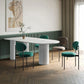 Metal Contemporary Free Form Table Sintered Stone Table for Dining Room Clearhalo ' dining_table' 'Dining Tables & Seating' 'Dining Tables' 'Furniture' 'furniture_dining_table' 'Kitchen & Dining Furniture' 'kitchen&dining_furn' 'kitchen' 'kitchen_dining_table' 3578246