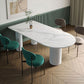 Metal Contemporary Free Form Table Sintered Stone Table for Dining Room Clearhalo ' dining_table' 'Dining Tables & Seating' 'Dining Tables' 'Furniture' 'furniture_dining_table' 'Kitchen & Dining Furniture' 'kitchen&dining_furn' 'kitchen' 'kitchen_dining_table' 3578247