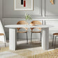 Metal Modern Oval Dining Table White Sintered Stone Table for Dining Room and Kitchen Clearhalo ' dining_table' 'Dining Tables & Seating' 'Dining Tables' 'Furniture' 'furniture_dining_table' 'Kitchen & Dining Furniture' 'kitchen&dining_furn' 'kitchen' 'kitchen_dining_table' 3578261