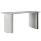 Metal Modern Oval Dining Table White Sintered Stone Table for Dining Room and Kitchen Clearhalo ' dining_table' 'Dining Tables & Seating' 'Dining Tables' 'Furniture' 'furniture_dining_table' 'Kitchen & Dining Furniture' 'kitchen&dining_furn' 'kitchen' 'kitchen_dining_table' 3578263