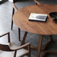 Solid Wood Round Dining Table Modern Contemporary Kitchen Wood Table with Double Pedestal Clearhalo ' dining_table' 'Dining Tables & Seating' 'Dining Tables' 'Furniture' 'furniture_dining_table' 'Kitchen & Dining Furniture' 'kitchen&dining_furn' 'kitchen' 'kitchen_dining_table' 3578274