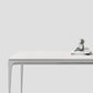 Modern White Sintered Stone Dining Table Rectangle Home Use Table with 4 Legs Clearhalo ' dining_table' 'Dining Tables & Seating' 'Dining Tables' 'Furniture' 'furniture_dining_table' 'Kitchen & Dining Furniture' 'kitchen&dining_furn' 'kitchen' 'kitchen_dining_table' 3578337