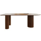 Contemporary Rectangle Dining Table Pine Solid Wood Table for Dining Room Clearhalo ' dining_table' 'Dining Tables & Seating' 'Dining Tables' 'Furniture' 'furniture_dining_table' 'Kitchen & Dining Furniture' 'kitchen&dining_furn' 'kitchen' 'kitchen_dining_table' 3578391
