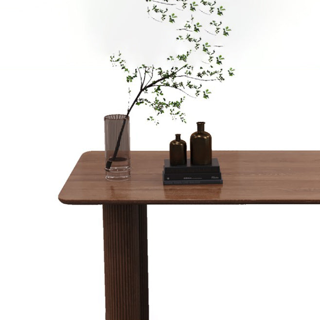 Contemporary Rectangle Dining Table Pine Solid Wood Table for Dining Room Clearhalo ' dining_table' 'Dining Tables & Seating' 'Dining Tables' 'Furniture' 'furniture_dining_table' 'Kitchen & Dining Furniture' 'kitchen&dining_furn' 'kitchen' 'kitchen_dining_table' 3578392