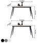 Rectangle Dining Table Modern Sintered Stone Furniture with Metallic Base Clearhalo ' dining_table' 'Dining Tables & Seating' 'Dining Tables' 'furn' 'furn_dining_table' 'Furniture' 'furniture_dining_table' 'Kitchen & Dining Furniture' 'kitchen&dining_furn' 'kitchen' 'kitchen_dining_table' 3578419