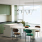 Contemporary Dining Table Sintered Stone Dining Table with 3 White Legs for Dining Clearhalo ' dining_table' 'Dining Tables & Seating' 'Dining Tables' 'furn' 'furn_dining_table' 'Furniture' 'furniture_dining_table' 'Kitchen & Dining Furniture' 'kitchen&dining_furn' 'kitchen' 'kitchen_dining_table' 3578428