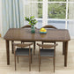Contemporary Style Solid Wood Rectangle Dining Table 4 Legs Table for Home Clearhalo ' dining_table' 'Dining Tables & Seating' 'Dining Tables' 'Furniture' 'furniture_dining_table' 'Kitchen & Dining Furniture' 'kitchen&dining_furn' 'kitchen' 'kitchen_dining_table' 3578436