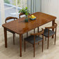 Contemporary Style Solid Wood Rectangle Dining Table 4 Legs Table for Home Clearhalo ' dining_table' 'Dining Tables & Seating' 'Dining Tables' 'Furniture' 'furniture_dining_table' 'Kitchen & Dining Furniture' 'kitchen&dining_furn' 'kitchen' 'kitchen_dining_table' 3578437