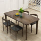 Contemporary Style Solid Wood Rectangle Dining Table 4 Legs Table for Home Clearhalo ' dining_table' 'Dining Tables & Seating' 'Dining Tables' 'Furniture' 'furniture_dining_table' 'Kitchen & Dining Furniture' 'kitchen&dining_furn' 'kitchen' 'kitchen_dining_table' 3578446