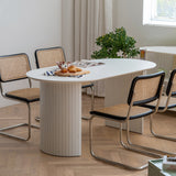 Solid Wood Contemporary Free Form Dining Table Marble Top Table for Dining Room Clearhalo ' dining_table' 'Dining Tables & Seating' 'Dining Tables' 'Furniture' 'furniture_dining_table' 'Kitchen & Dining Furniture' 'kitchen&dining_furn' 'kitchen' 'kitchen_dining_table' 3578454