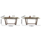 Sintered Stone Modern Rectangle Dining Table Grey Stone Top Table with Trestle Base Clearhalo ' dining_table' 'Dining Tables & Seating' 'Dining Tables' 'Furniture' 'furniture_dining_table' 'Kitchen & Dining Furniture' 'kitchen&dining_furn' 'kitchen' 'kitchen_dining_table' 3578518