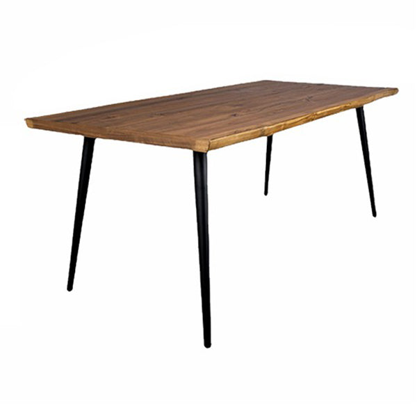 Minimalist Solid Wood Rectangle Shape Dining Table Brown Kitchen Dining Table with 4 Legs Base Without Chairs Clearhalo ' dining_table' 'Dining Tables & Seating' 'Dining Tables' 'furn' 'furn_dining_table' 'Furniture' 'furniture_dining_table' 'Kitchen & Dining Furniture' 'kitchen&dining_furn' 'kitchen' 'kitchen_dining_table' 3578557