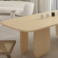 Solid Wood Rectangle Dining Table Modern Contemporary Kitchen Wood Table with 3 Legs Clearhalo ' dining_table' 'Dining Tables & Seating' 'Dining Tables' 'furn' 'furn_dining_table' 'Furniture' 'furniture_dining_table' 'Kitchen & Dining Furniture' 'kitchen&dining_furn' 'kitchen' 'kitchen_dining_table' 3578572