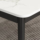 Modern Style Sintered Stone Dining Table White Rectangle Table with Metal Base for Home Use Clearhalo ' dining_table' 'Dining Tables & Seating' 'Dining Tables' 'furn' 'furn_dining_table' 'Furniture' 'furniture_dining_table' 'Kitchen & Dining Furniture' 'kitchen&dining_furn' 'kitchen' 'kitchen_dining_table' 3578607